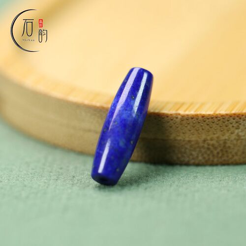 天然青金石6*21mm米珠