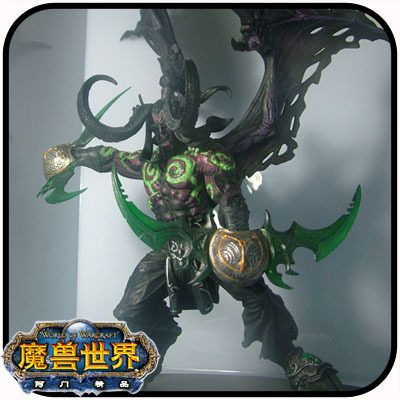 阿门魔兽世界dc5伊利丹蛋蛋手办