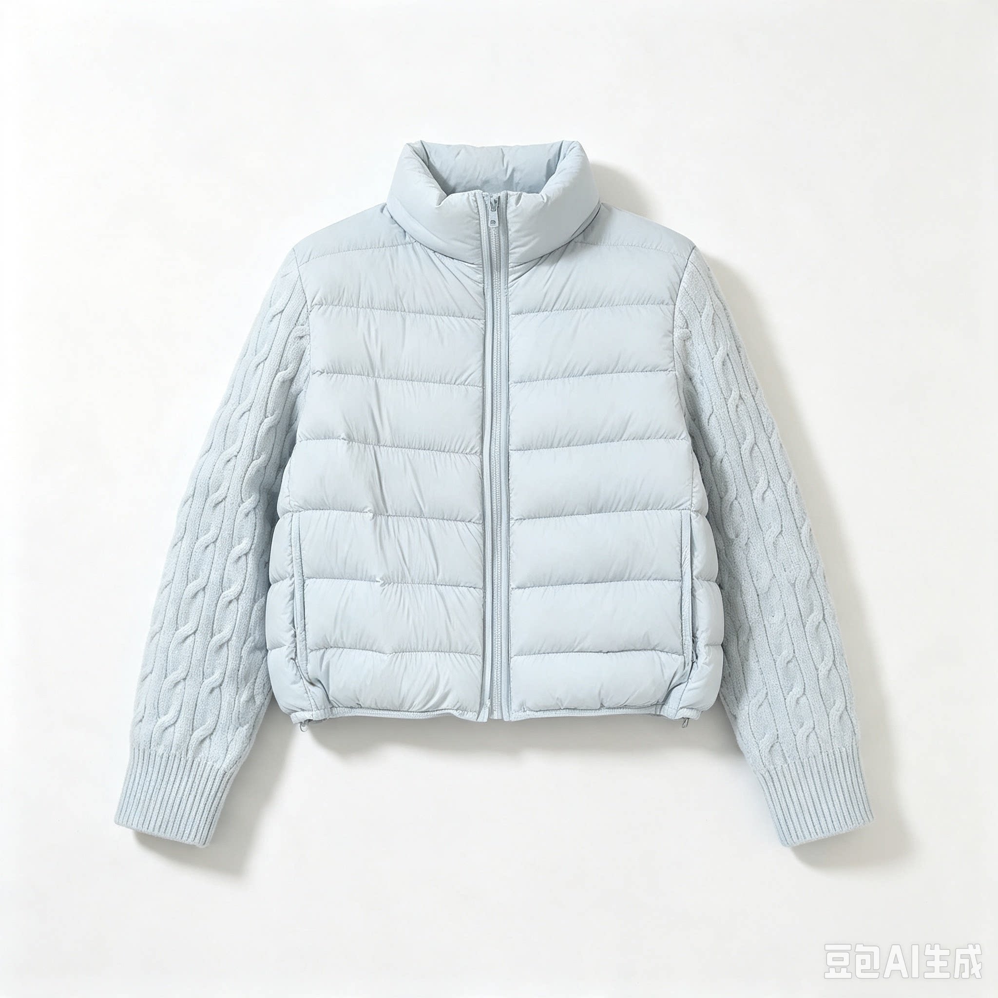 韩版立领短款加厚白鸭绒羽绒服