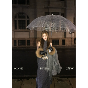 不规则菱格内搭无袖 法式 连衣裙女 LEA宋亦雯留洋归来大小姐 ZONEE