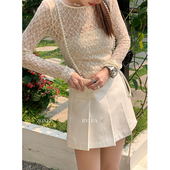 热情 佩尔蒂 法式 ZONEE 气质时髦设计感百搭秋夏显瘦百褶裙裙裤