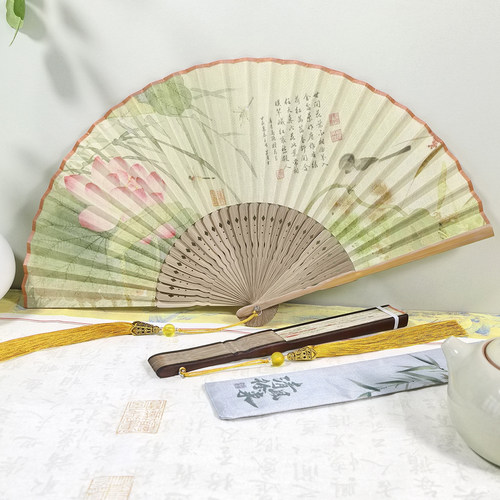复古绢扇，中国风古典女扇子