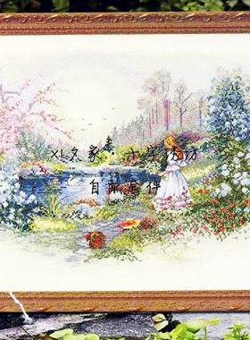 原套真线对比 十字绣自配套件 绝版 Bucilla 43728-Still Waters