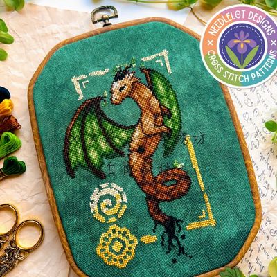 抽象新艺术地脉之龙十字绣套件