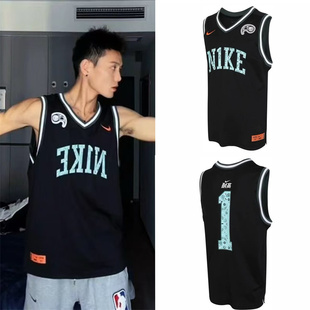 NIKE耐克男子CHBL耐高篮球联赛运动速干透气网眼背心T恤HF6136