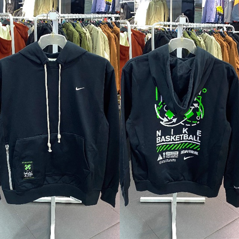 耐克男子春款加绒连帽套头衫卫衣
