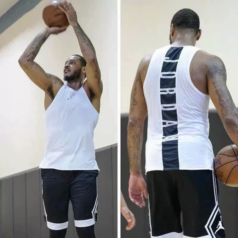 JORDAN飞人男子运动篮球训练背心