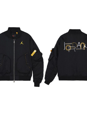 JORDAN男子运动立领保暖飞行棒球棉服夹克外套CZ1191 DN3406-010
