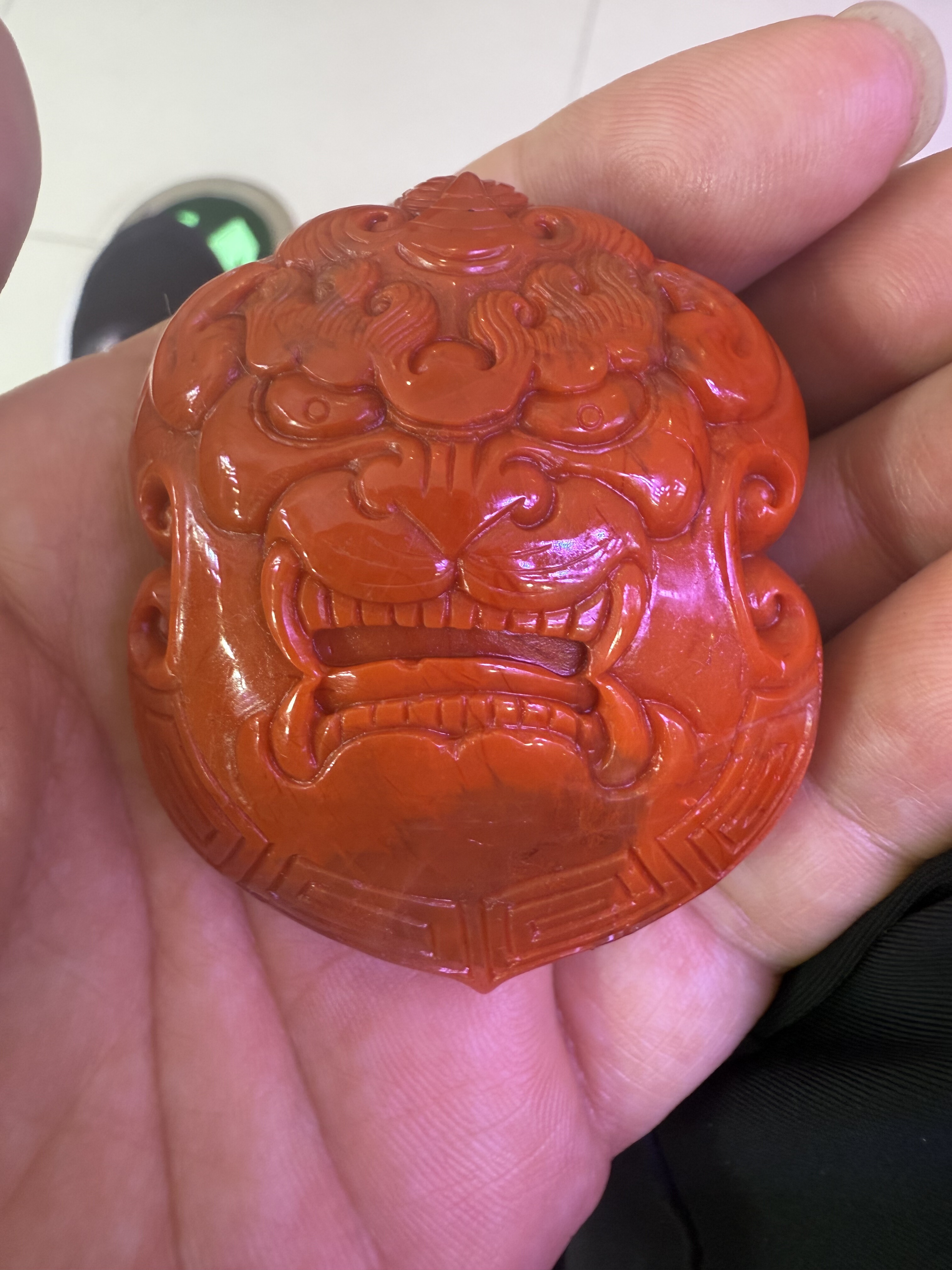 南红皮带扣大个头南红都要裂介意的不要拍难得一遇