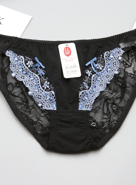 包邮台湾曼黛玛琏女士时尚性感蕾丝透气镂空内裤F861001