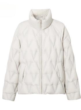 MM麦麦家2025冬季新款90鹅绒保暖轻薄羽绒服外套女上衣5GA180951Q