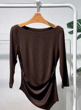 MM商场同款2026春新款韩版显瘦气质百搭长袖针织衫女5H4100561