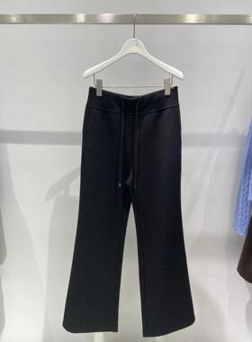 MM麦麦家2025秋冬新款深灰色高腰抽绳神裤休闲裤女长裤4GA153911Q