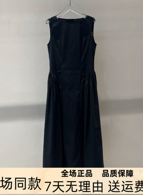 MM商场同款2026夏季新款休闲潮流显瘦百搭圆领无袖连衣裙女902120