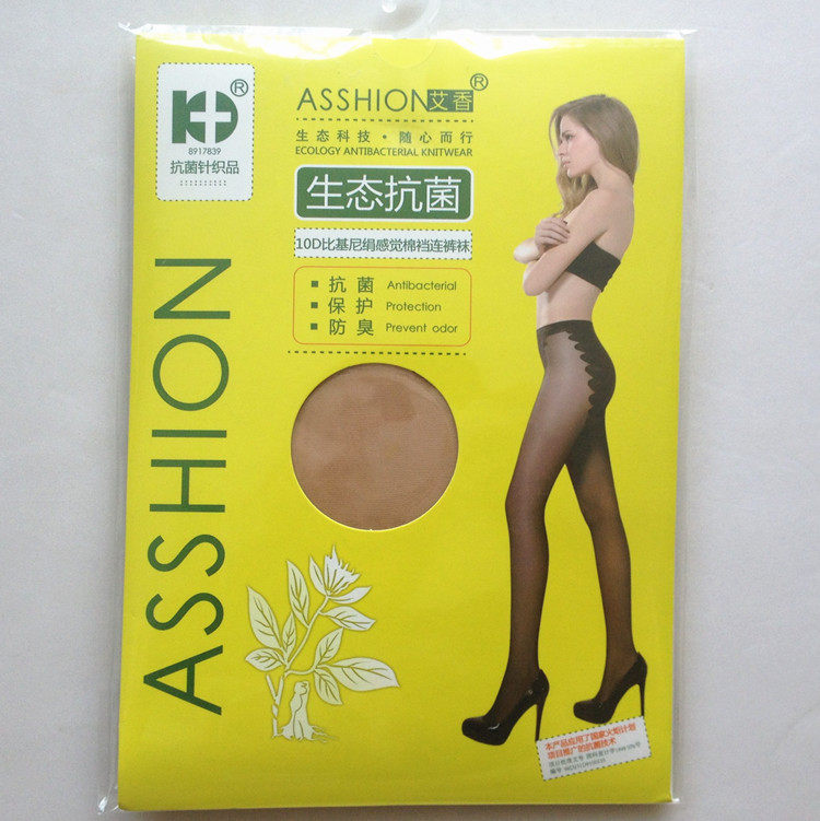 艾香丝袜 防勾丝连裤丝袜 夏季超薄打底袜 比基尼抗菌连裤袜A2005