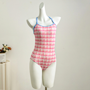 SANMU泳衣女高级感2026新款 泡温泉游泳馆专用连体竞速女士游泳衣