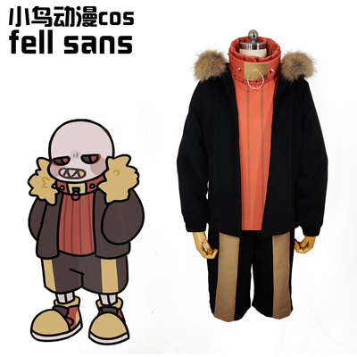 传说之下cos服Undertale fell sans cosplay服装