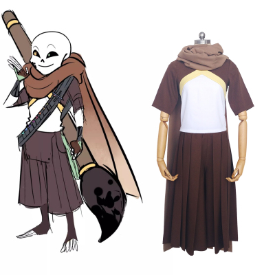 传说之下cos服undertale ink！sans衣服套装au守护者underverse