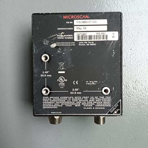 议价MICROSCAN MS-860 激光传感器 FIS-086可维修