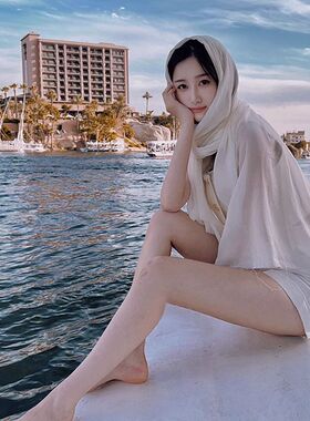 夏季纯色民族风女优质棉麻围巾