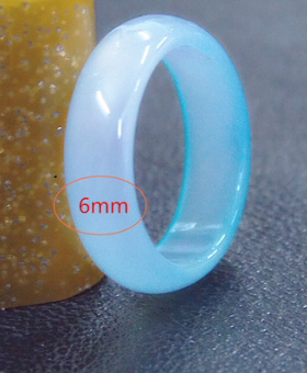 天然玉石a级冰底紫罗兰蓝色戒指