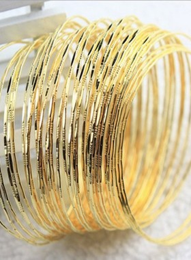 手环饰品合金电镀叮当镯