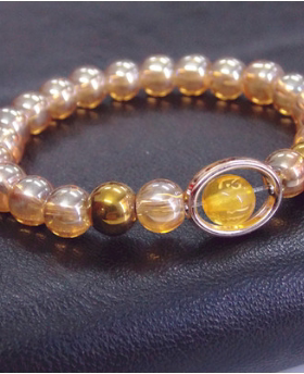 巴西六字真言礼物水晶手链