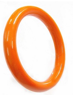 玻璃仿猫眼石圆条手镯厂家直销