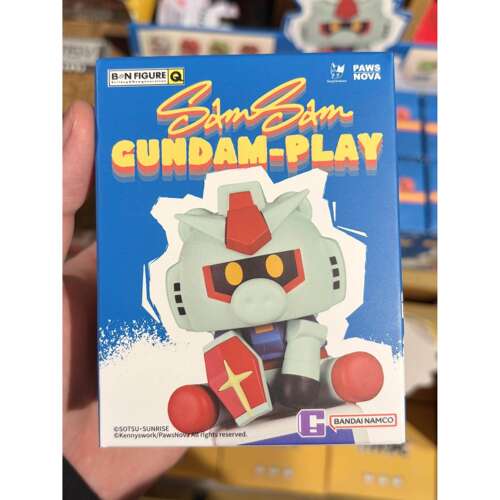 【正版】万代SAMSAM Gundam-Play高达猪鼻子盲盒周边摆件手办公仔