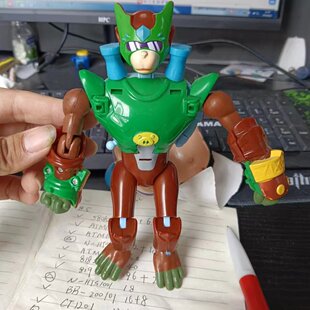 猪猪侠之超星战队萌宠变形身勇士机器人石甲熊 神木猿 无盒散货