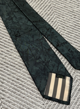 高端商务休闲百搭手打真丝窄领带