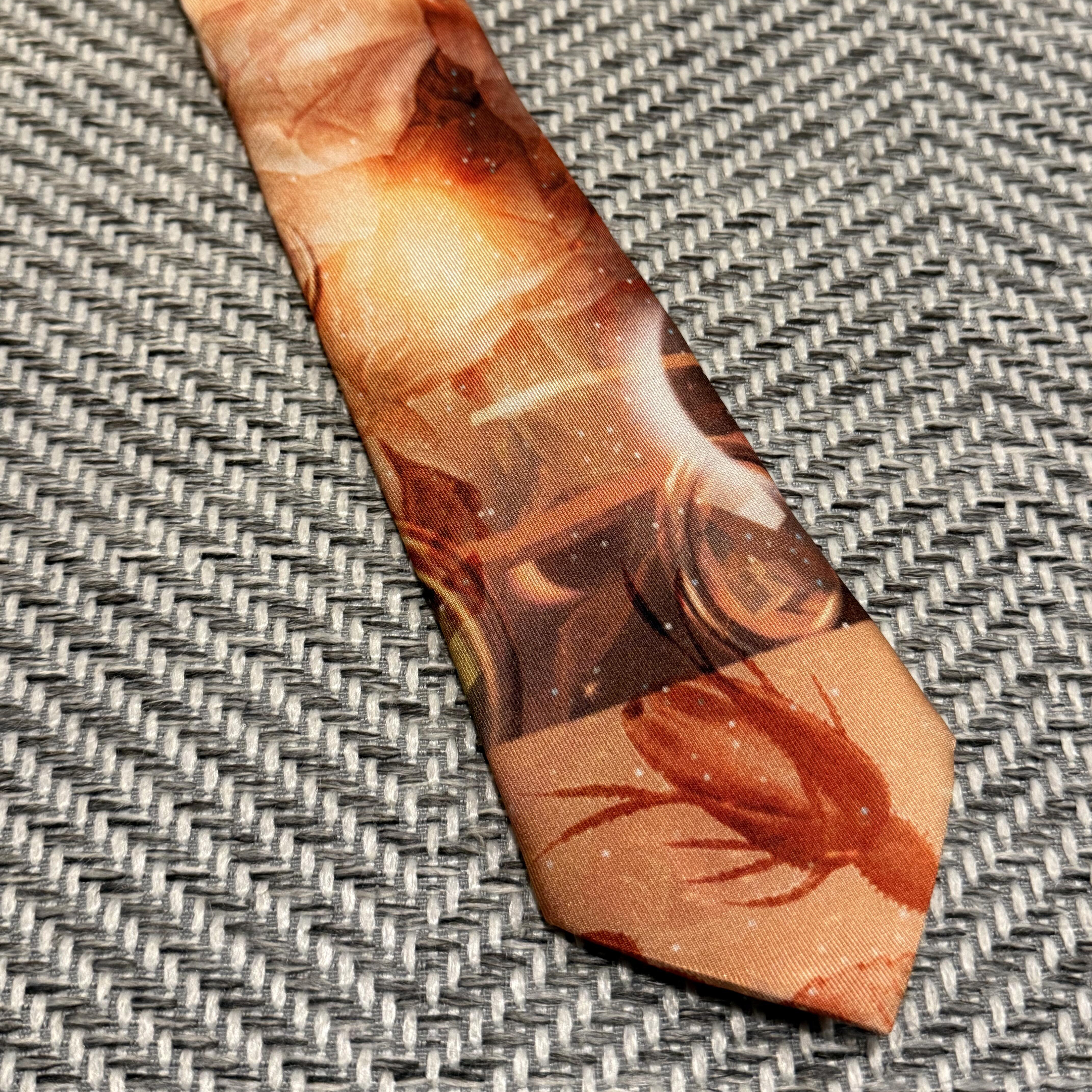 复古印花男士商务手打领带