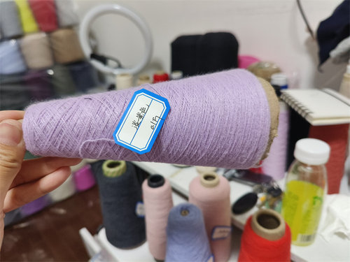 康赛妮26支纯羊绒手工编织围巾