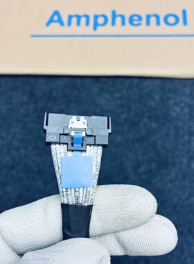 安费诺Amphneol MCIO 8X转MCIO 8X gen5.0 线长20CM