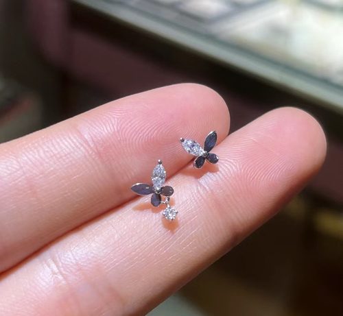 龙腾幸子耳骨钉彩色宝石
