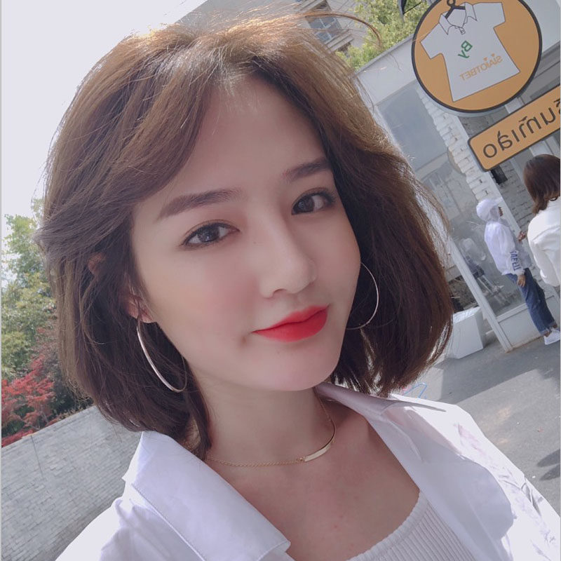 不生锈女士大圈圈耳环不锈钢防过敏耳坠女ins简约时尚模特耳环女