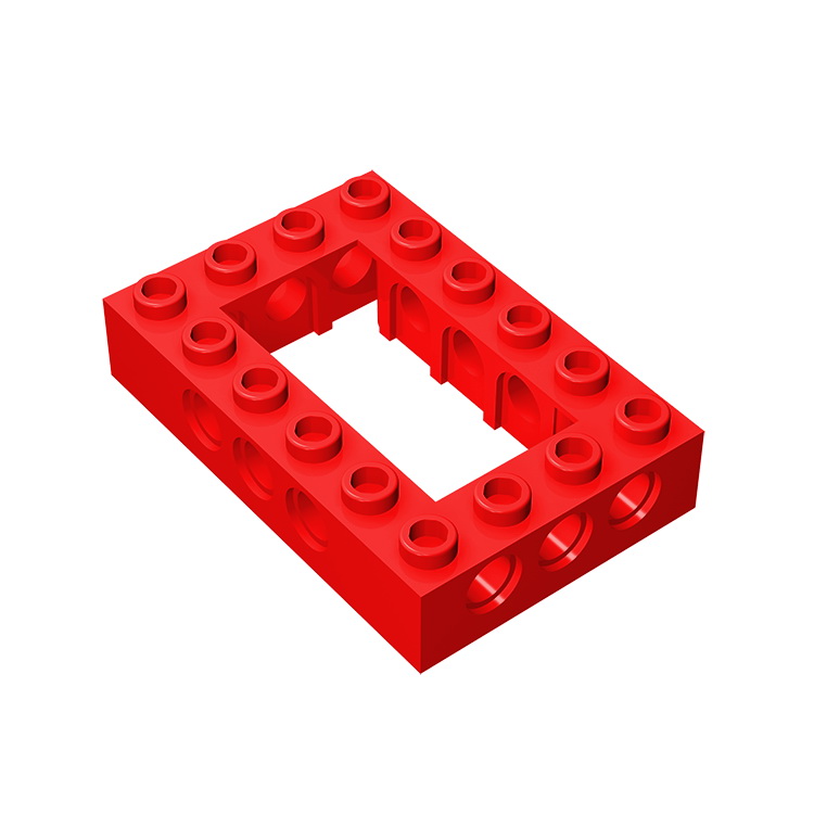 兼容乐高32531MOC4x6带孔框架