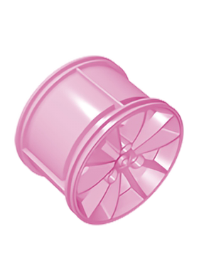 兼容乐高23800国产积木小颗粒62.3x42mm轮毂 moc散件轮毂62.5