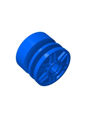 兼容乐高55981(20896)国产积木小颗粒18x14mm轮毂中间圆孔moc散