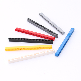 兼容乐高32278国产积木 64781小颗粒1x15带孔厚臂moc拼搭零散配