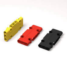 兼容乐高71709 国产积木配件3x7 科技面板零件黑 6331935moc补件