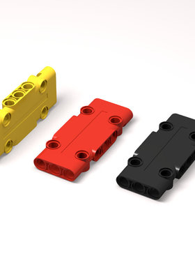 兼容乐高71709 国产积木配件3x7 科技面板零件黑 6331935moc补件