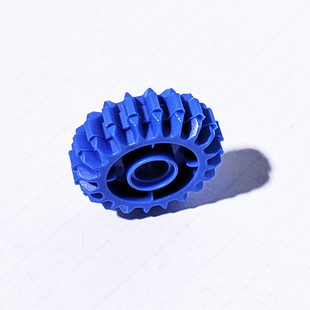 兼容乐高35185国产积木小颗粒20齿传动齿轮 双斜面 moc拼装配件