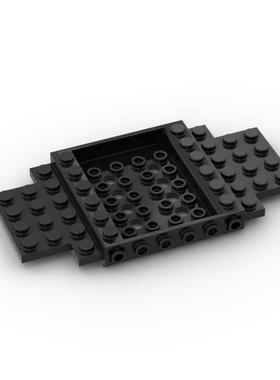 国产积木65634 小颗粒科技 12*6*1兼容乐高8格赛车辆底盘小颗粒