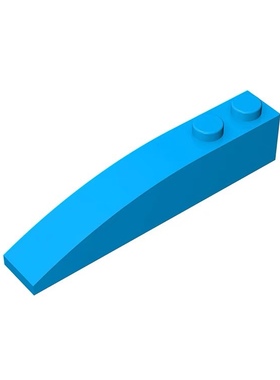 国产积木科技小颗粒兼容乐高41762零散配件弧形斜面坡高2孔1×6砖