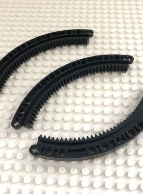 兼容乐国产积木高24121小颗粒11x11圆弧环形齿条moc科技零散配件