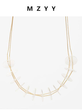 COS夏日透明轻奢CHIC百搭项链