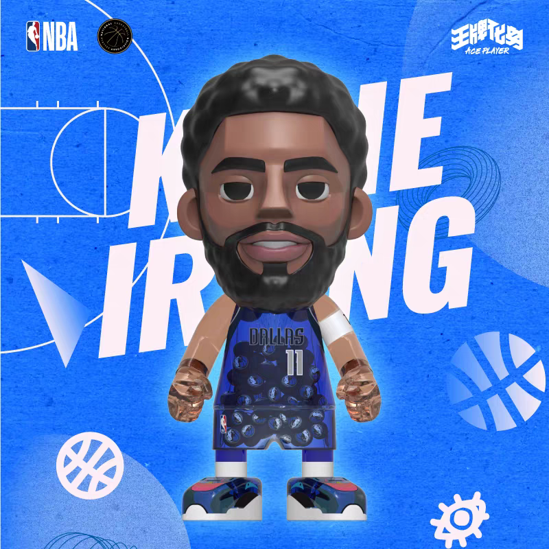 王牌化身欧文Money Ball球星NBA官网授权 欧神仙手办中娃收藏送礼