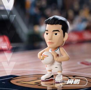 现货 王牌化身 周鹏确认款 CBA广东宏远队盲盒手办 周队公仔玩偶