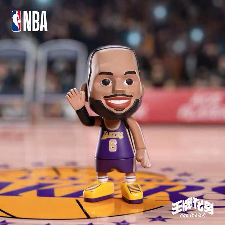 王牌化身詹姆斯周边 官网正品NBA湖人James潮玩手办球迷摆件送礼